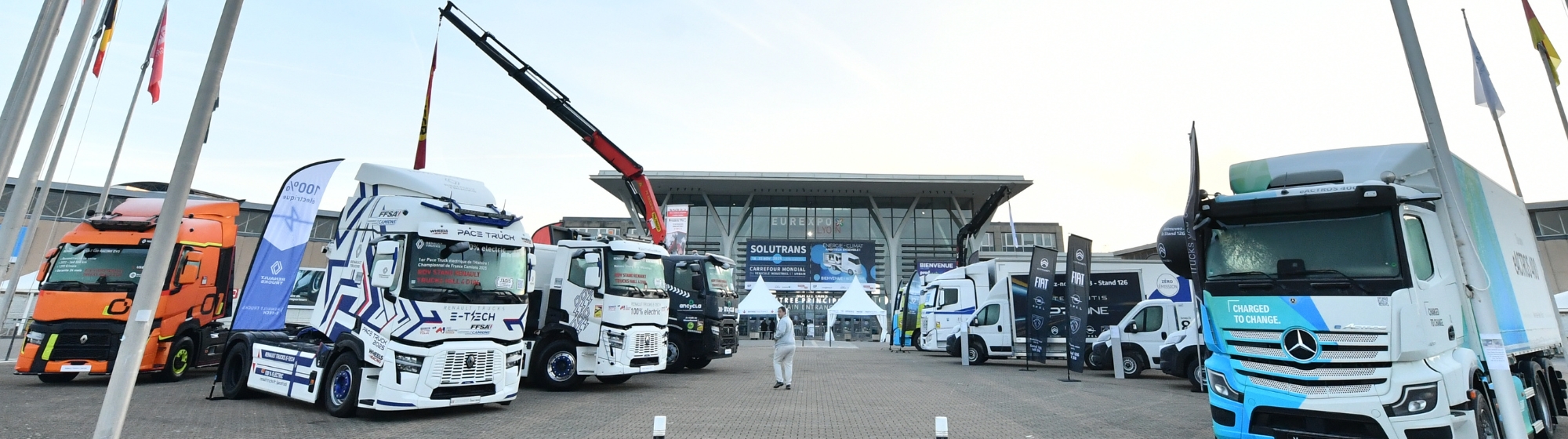 entrée de Eurexpo lyon solutrans 2025