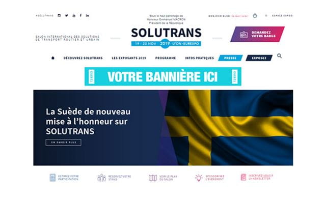 Bannière sur home page