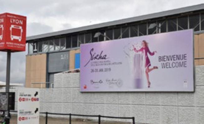 Poster advertising outside Lyon EUREXPO