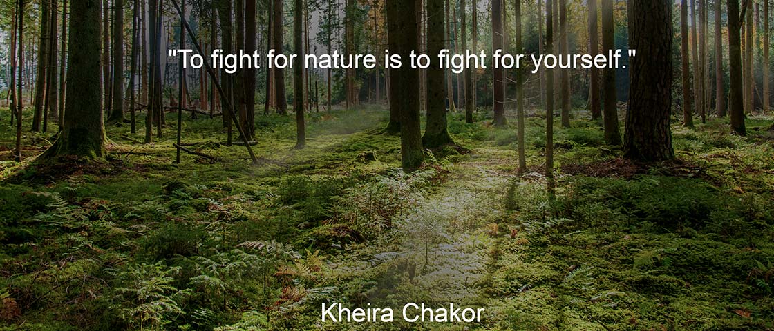 凯拉·查科尔 (Kheira Chakor) 关于自然的引文