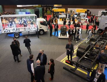 Picture during the SOLUTRANS show