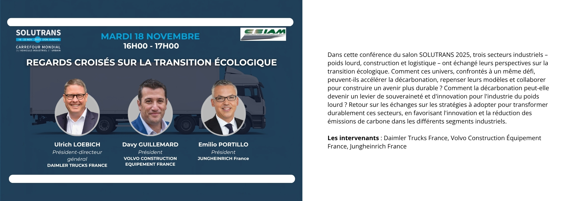 Regards croisés sur la transition écologique