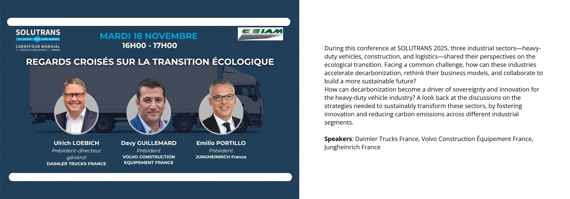 CSIAM: cross perspectives on the ecological transition