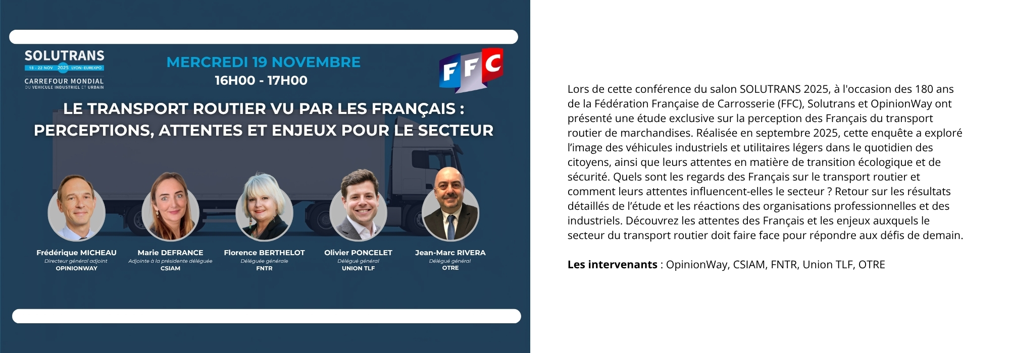 le transport routier vu par les Français : perceptions, attentes et enjeux pour le secteur
