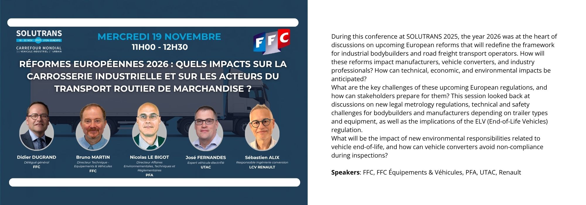 European reforms 2026: what impact on industrial bodywork and road freight transport?