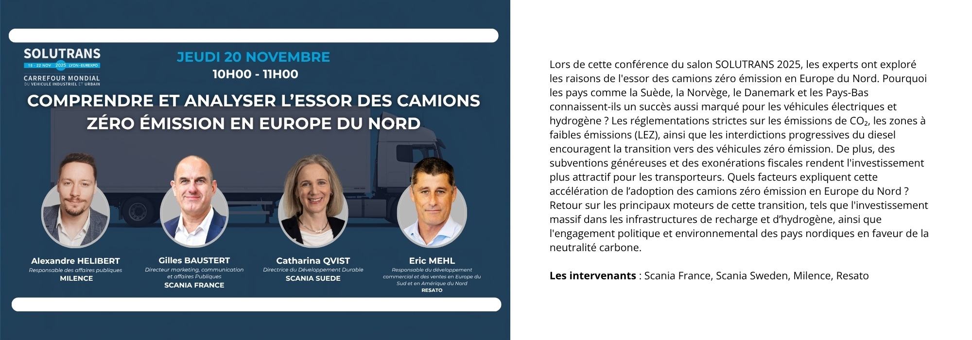 COMPRENDRE ET ANALYSER L’ESSOR DES CAMIONS ZÉRO ÉMISSION EN EUROPE DU NORD