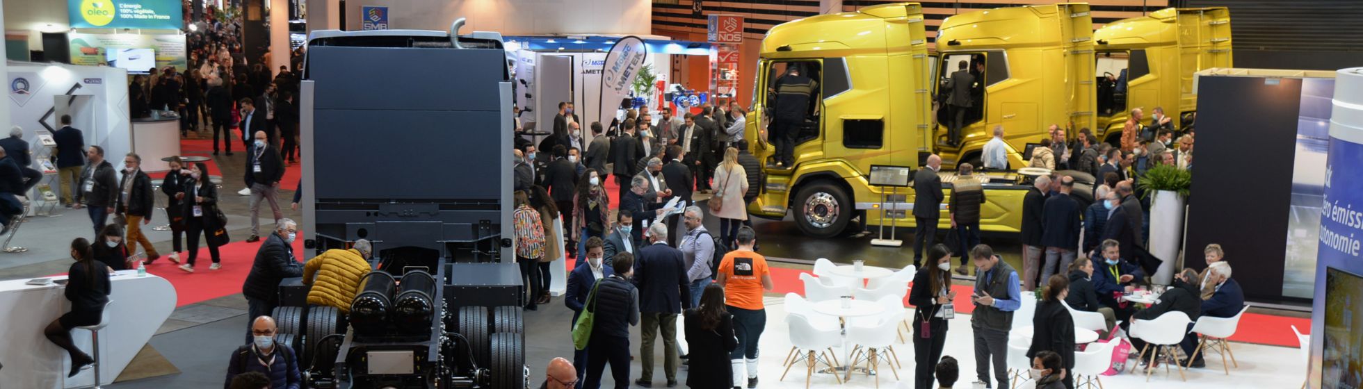 Visiteurs sur le salon SOLUTRANS