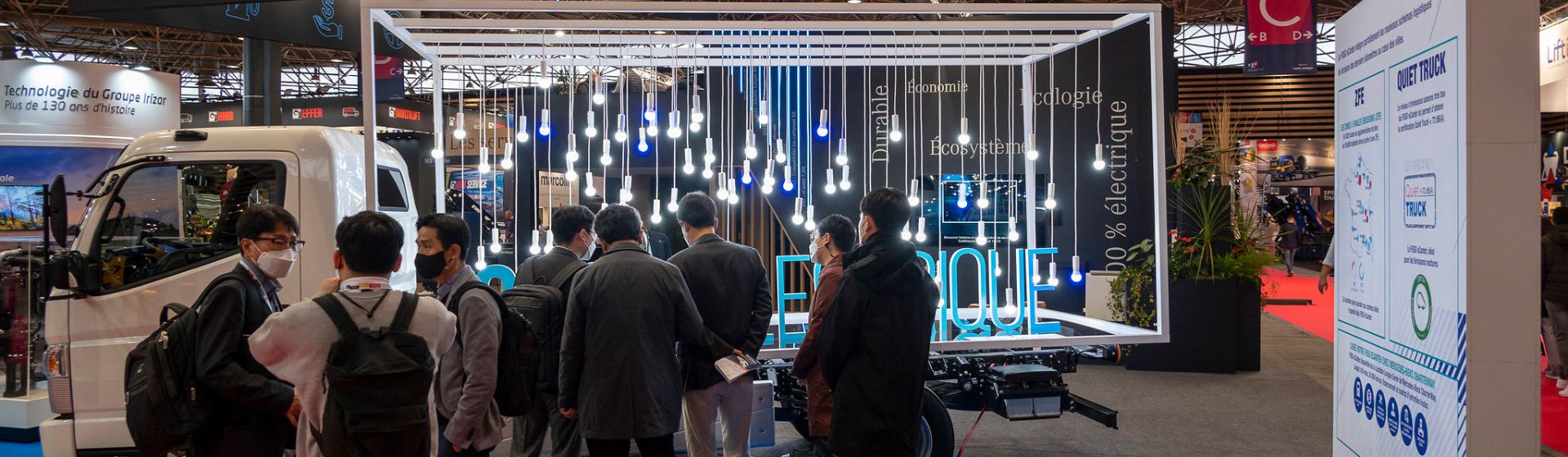 Visiteurs internationaux sur le salon SOLUTRANS.